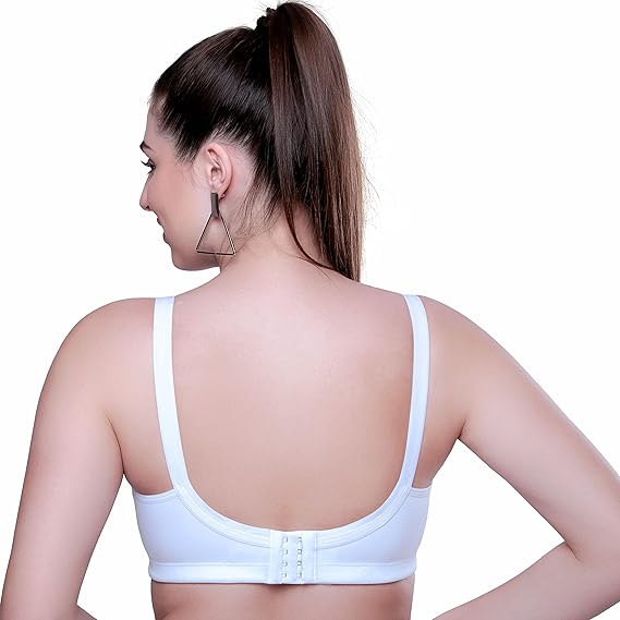 Shop TRYLO Women's Cotton Padded Wire-Free Full Coverage Bra Online